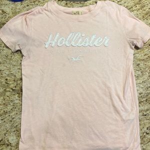 Pink Hollister t shirt
